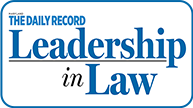 The Daily Record Recognized Larry Nathans With Leadership In Law Award